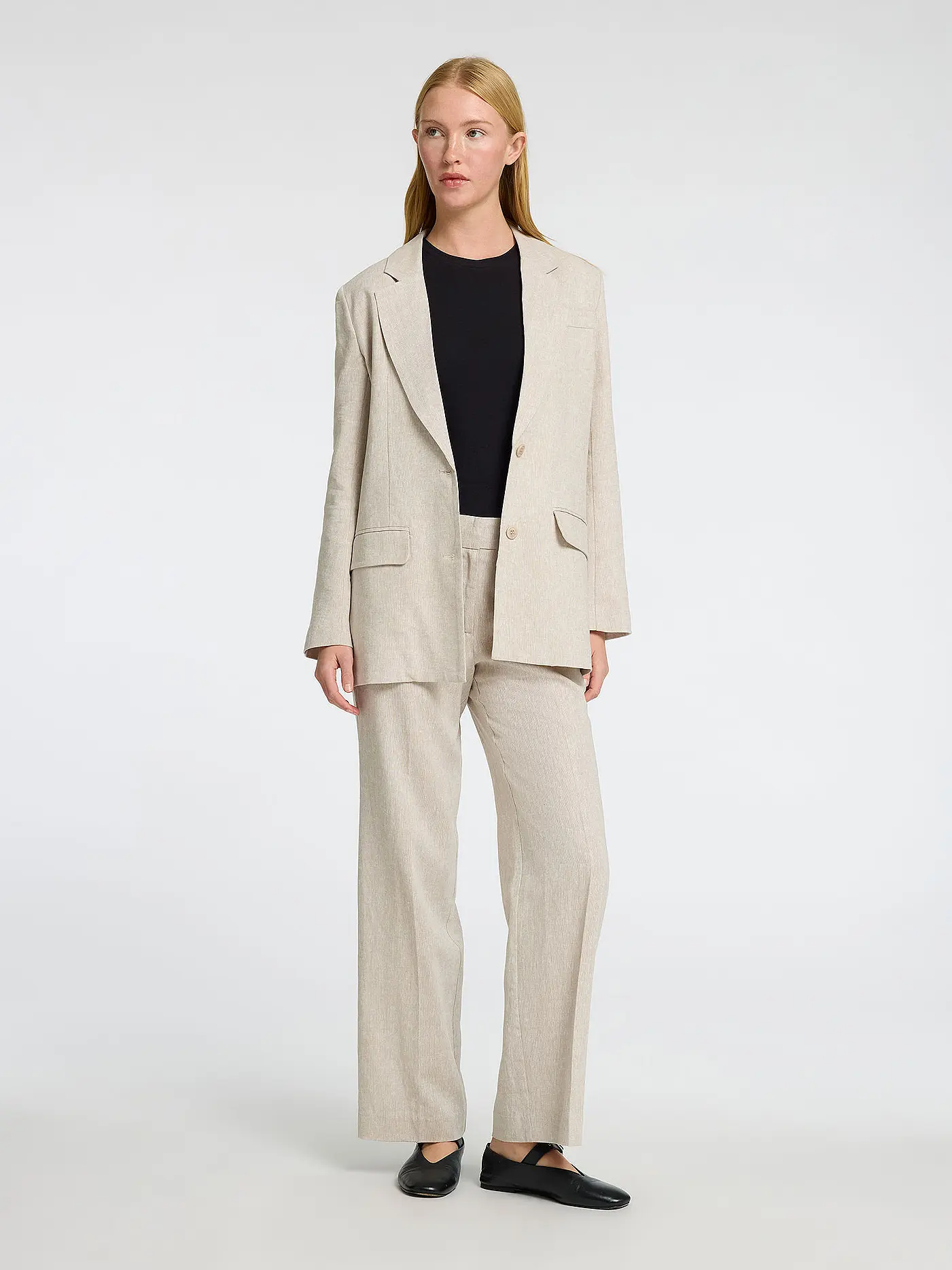 SELECTED FEMME | Leinenhose SLFTANIA-RITA | beige